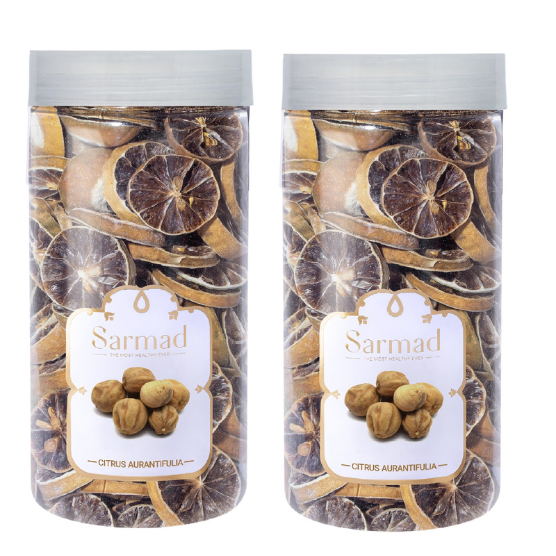 لیمو عمانی اسلایس سرمد - 100 گرم بسته 2 عددی